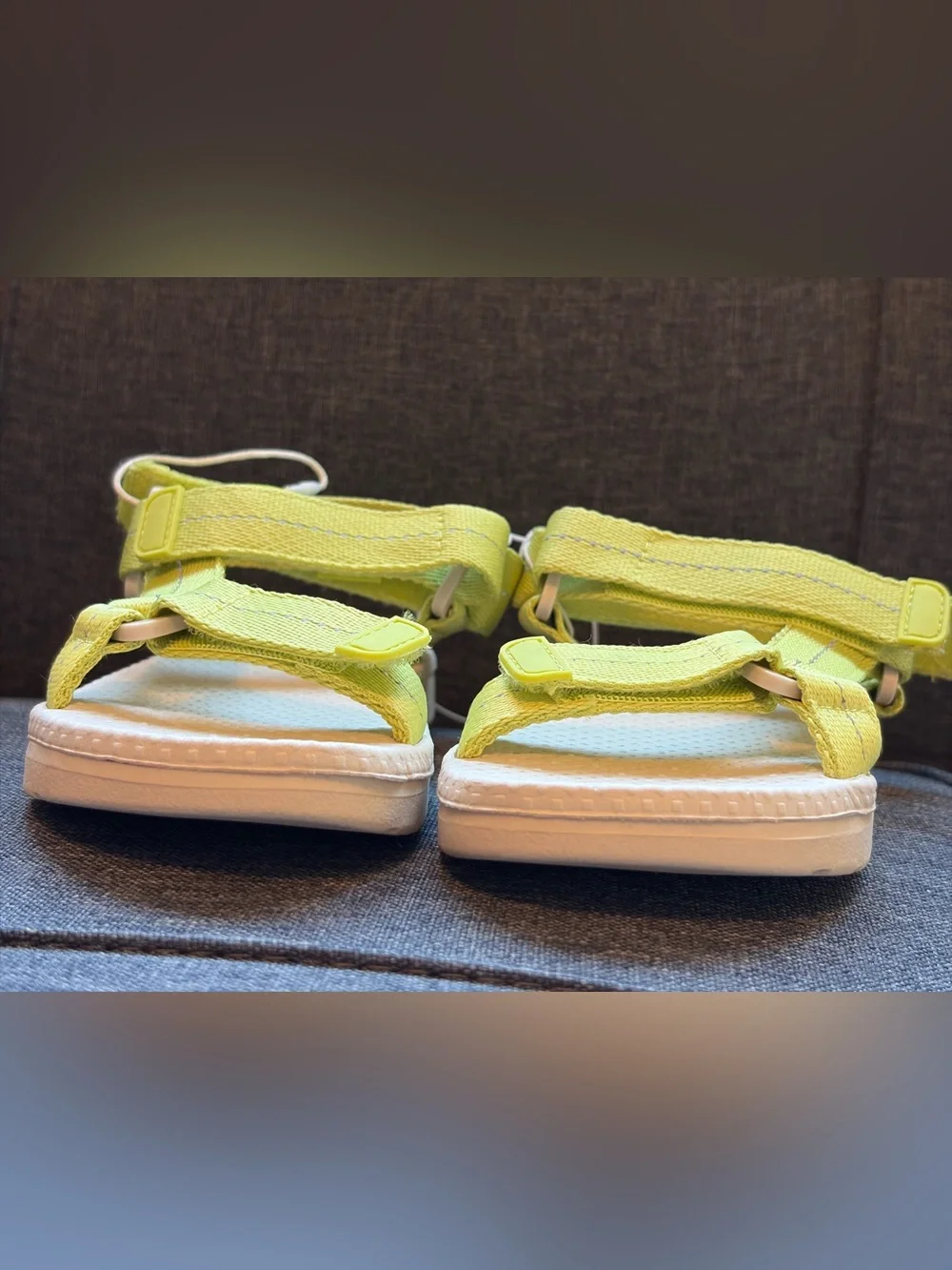 Zara Toddler Sport Sandals Size 27 / US 10C NWT Lime Green